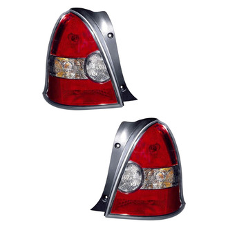 Pacific Best® - Driver and Passenger Side Replacement Tail Lights (Standard Line)