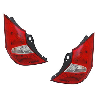 Pacific Best® - Driver and Passenger Side Replacement Tail Lights (CAPA Certified)