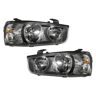 Pacific Best® - Driver and Passenger Side Replacement Headlight Set (Standard Line)