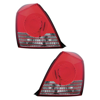 Pacific Best® - Driver and Passenger Side Replacement Tail Lights (Standard Line)