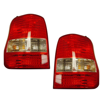Pacific Best® - Driver and Passenger Side Outer Replacement Tail Lights (CAPA Certified)