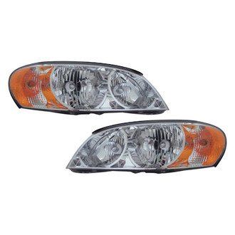 Pacific Best® - Driver and Passenger Side Replacement Headlight Set (Standard Line)