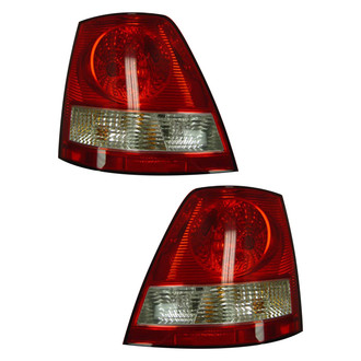 Pacific Best® - Driver and Passenger Side Replacement Tail Lights (Standard Line)