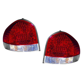 Pacific Best® - Driver and Passenger Side Outer Replacement Tail Lights (Standard Line)