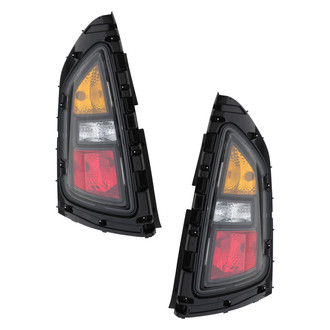 Pacific Best® - Driver and Passenger Side Replacement Tail Lights (Standard Line)