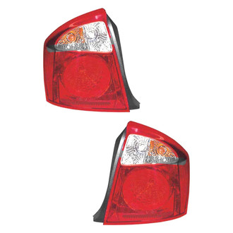 Pacific Best® - Driver and Passenger Side Replacement Tail Lights (Standard Line)