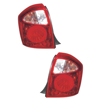 Pacific Best® - Driver and Passenger Side Replacement Tail Lights (Standard Line)