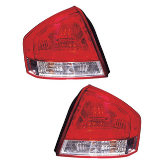 Pacific Best® - Driver and Passenger Side Replacement Tail Lights (Standard Line)