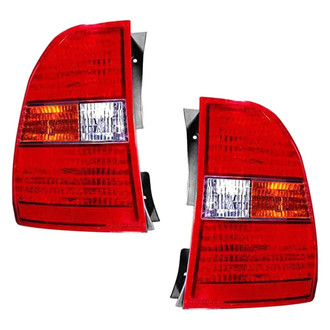 Pacific Best® - Driver and Passenger Side Replacement Tail Lights (CAPA Certified)