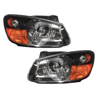 Pacific Best® - Driver and Passenger Side Replacement Headlight Set (Standard Line)