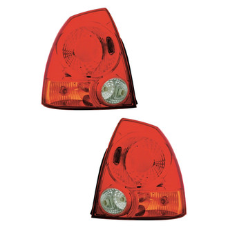 Pacific Best® - Driver and Passenger Side Replacement Tail Lights (Standard Line)