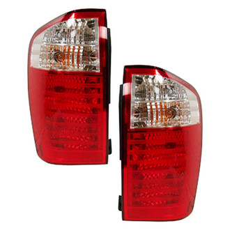 Pacific Best® - Driver and Passenger Side Replacement Tail Lights (CAPA Certified)