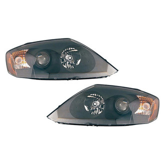 Pacific Best® - Driver and Passenger Side Replacement Headlight Set (CAPA Certified)