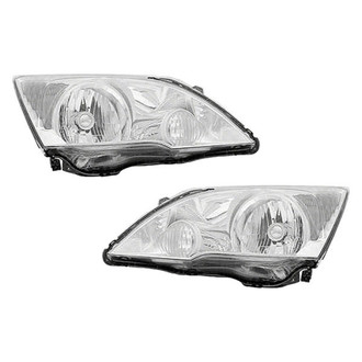 Pacific Best® - Driver and Passenger Side Replacement Headlight Set Lens and Housing (CAPA Certified)