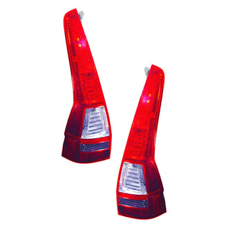 Pacific Best® - Driver and Passenger Side Replacement Tail Light Lens and Housings (CAPA Certified)