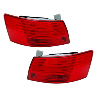 Pacific Best® - Driver and Passenger Side Outer Replacement Tail Lights (CAPA Certified)