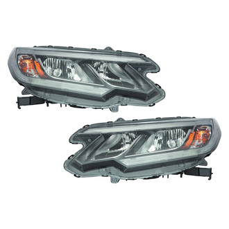 Pacific Best® - Driver and Passenger Side Replacement Headlight Set (CAPA Certified)