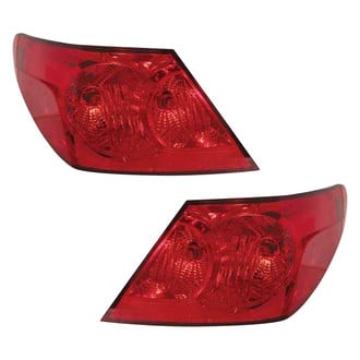 Pacific Best® - Driver and Passenger Side Outer Replacement Tail Lights (Standard Line)