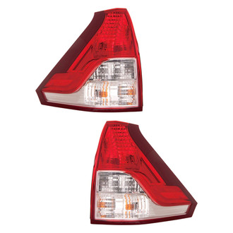 Pacific Best® - Driver and Passenger Side Lower Replacement Tail Lights (CAPA Certified)