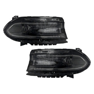 Pacific Best® - Driver and Passenger Side Replacement Headlight Set (Standard Line)