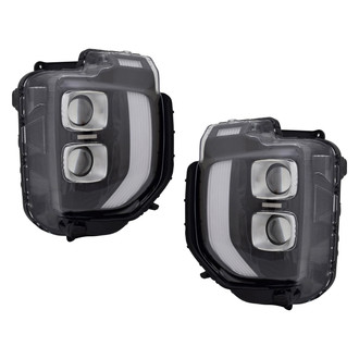 Pacific Best® - Driver and Passenger Side Replacement Headlight Set (Standard Line)