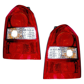 Pacific Best® - Driver and Passenger Side Replacement Tail Lights (CAPA Certified)