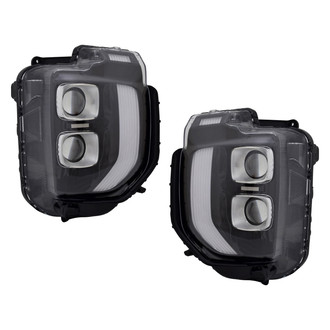 Pacific Best® - Driver and Passenger Side Replacement Headlight Set (CAPA Certified)
