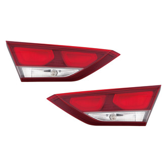 Pacific Best® - Driver and Passenger Side Inner Replacement Tail Lights (Standard Line)