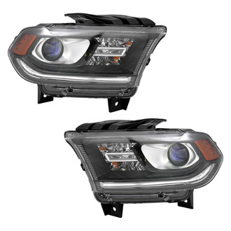 Pacific Best® - Driver and Passenger Side Replacement Headlight Set (CAPA Certified)