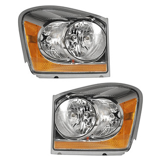Pacific Best® - Driver and Passenger Side Replacement Headlight Set (Standard Line)