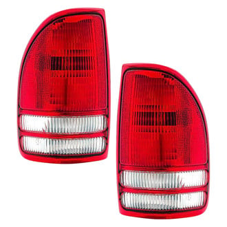 Pacific Best® - Driver and Passenger Side Replacement Tail Light Lens and Housings (Standard Line)
