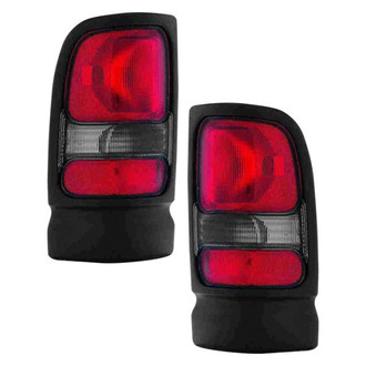 Pacific Best® - Driver and Passenger Side Outer Replacement Tail Lights (CAPA Certified)