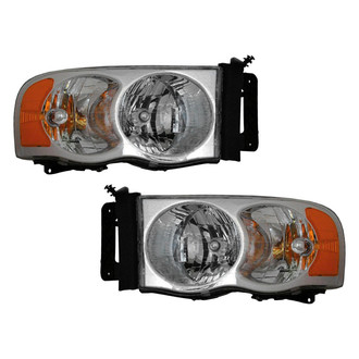 Pacific Best® - Driver and Passenger Side Replacement Headlight Set (Standard Line)
