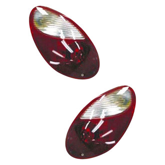 Pacific Best® - Driver and Passenger Side Replacement Tail Lights (CAPA Certified)