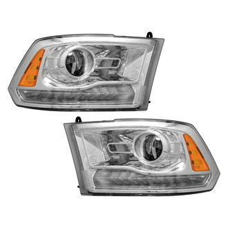 Pacific Best® - Driver and Passenger Side Replacement Headlight Set (CAPA Certified)