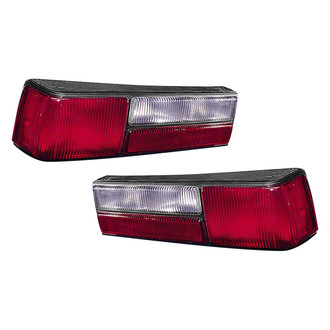 Pacific Best® - Driver and Passenger Side Replacement Tail Light Lens and Housings (Standard Line)