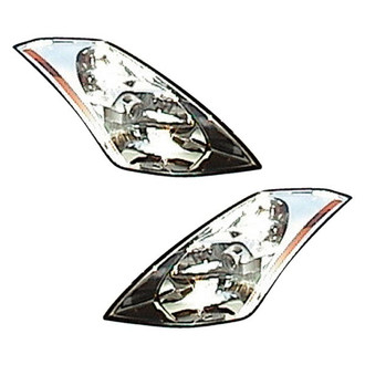 Pacific Best® - Driver and Passenger Side Replacement Headlight Set (Standard Line)