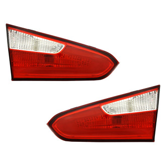 Pacific Best® - Driver and Passenger Side Inner Replacement Tail Lights (Standard Line)
