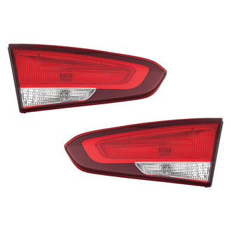 Pacific Best® - Driver and Passenger Side Inner Replacement Tail Lights (Standard Line)