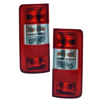 Pacific Best® - Driver and Passenger Side Replacement Tail Lights (Standard Line)