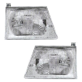 Pacific Best® - Driver and Passenger Side Replacement Headlight Set (Standard Line)