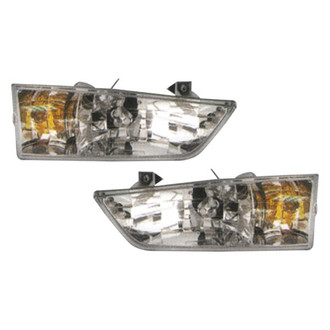 Pacific Best® - Driver and Passenger Side Replacement Headlight Set (Standard Line)
