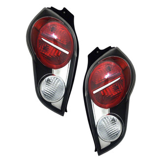 Pacific Best® - Driver and Passenger Side Replacement Tail Lights (CAPA Certified)