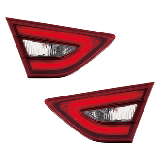 Pacific Best® - Driver and Passenger Side Inner Replacement Tail Lights (Standard Line)