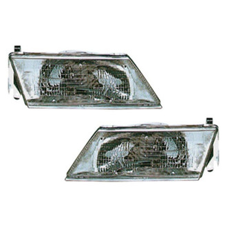 Pacific Best® - Driver and Passenger Side Replacement Headlight Set (Standard Line)