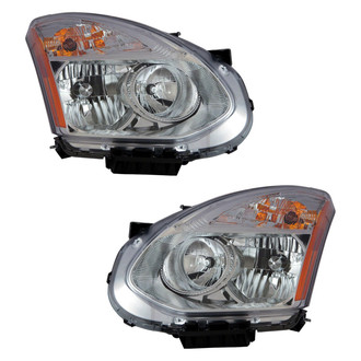 Pacific Best® - Driver and Passenger Side Replacement Headlight Set (CAPA Certified)