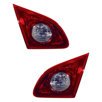 Pacific Best® - Driver and Passenger Side Inner Replacement Tail Lights (CAPA Certified)
