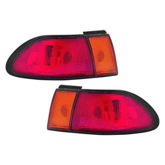 Pacific Best® - Driver and Passenger Side Replacement Tail Lights (Standard Line)