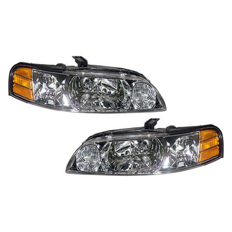 Pacific Best® - Driver and Passenger Side Replacement Headlight Set (Standard Line)