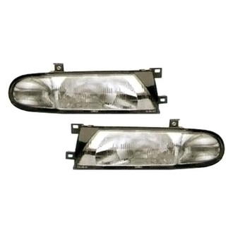 Pacific Best® - Driver and Passenger Side Replacement Headlight Set (Standard Line)